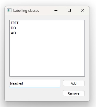 add label overview